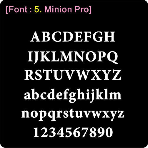 (8/9/10" H) Acrylic Letter Laser Cut / Alphabet Number Clear Transparent Black White Color Signage