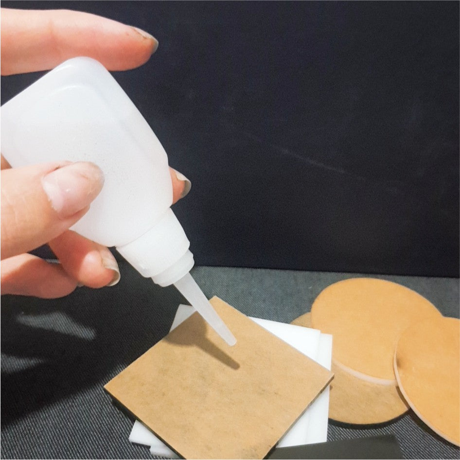 Evo Bond 10g Super Glue Cyanoacrylate Adhesive Acrylic Sheet Clear Liquid Plexiglass Plastic DIY Box