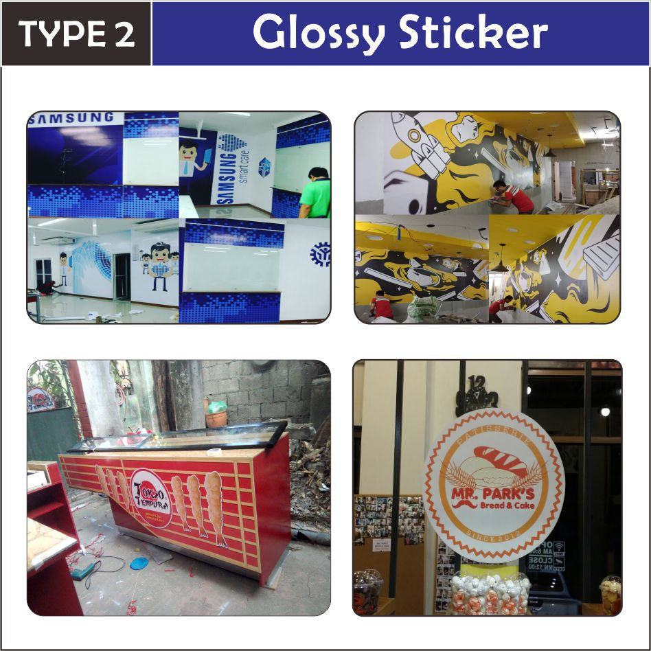 ( Contact us for Quotation before Purchase )Customized Print & Cut Sticker / Poster / Sintra Board