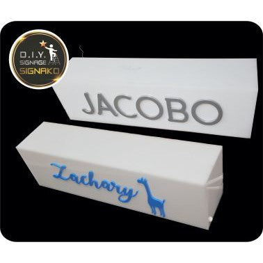 Customized Light Box / Night Lamp with Name & Character Design / Christmas Birthday Gift Souvenir