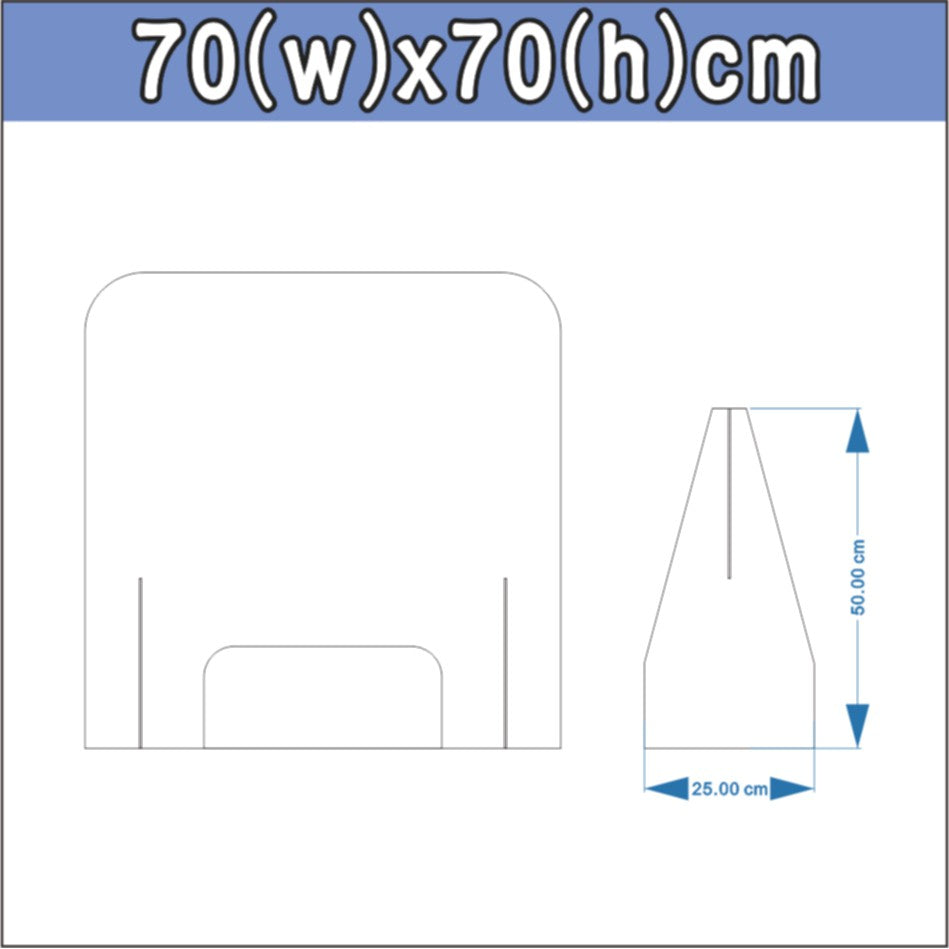 Clear Acrylic Barrier Table Shield Divider Safe Guard Counter Desk Office Partition Covid 3mm 5mm
