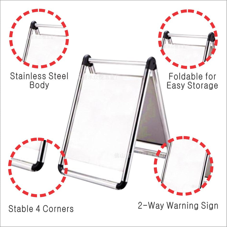 Foldable Stand Parking Signage Floor Sign Logo Printing Standee Restaurant Shop Store Office Decor