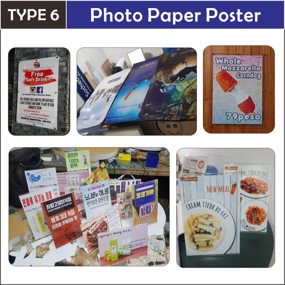 ( Contact us for Quotation before Purchase )Customized Print & Cut Sticker / Poster / Sintra Board