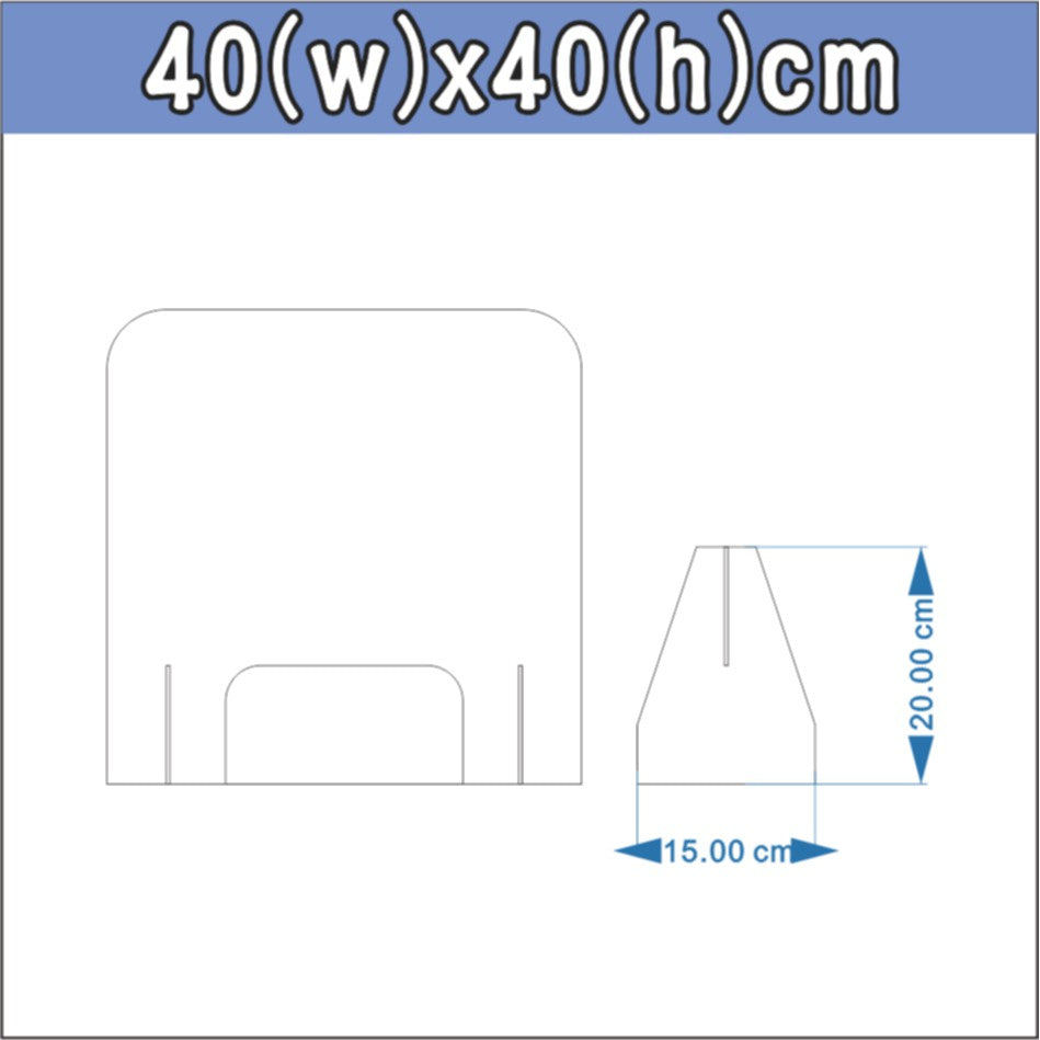 Clear Acrylic Barrier Table Shield Divider Safe Guard Counter Desk Office Partition Covid 3mm 5mm