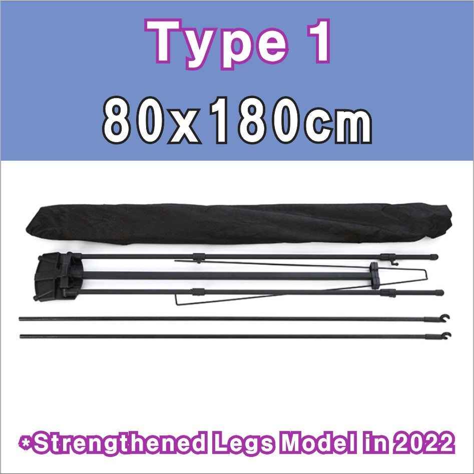 Korean X Banner Stand / Tarpaulin Stand Tarpaulin Standee Tarp Stand Display Stand 60x160 & 80x180cm