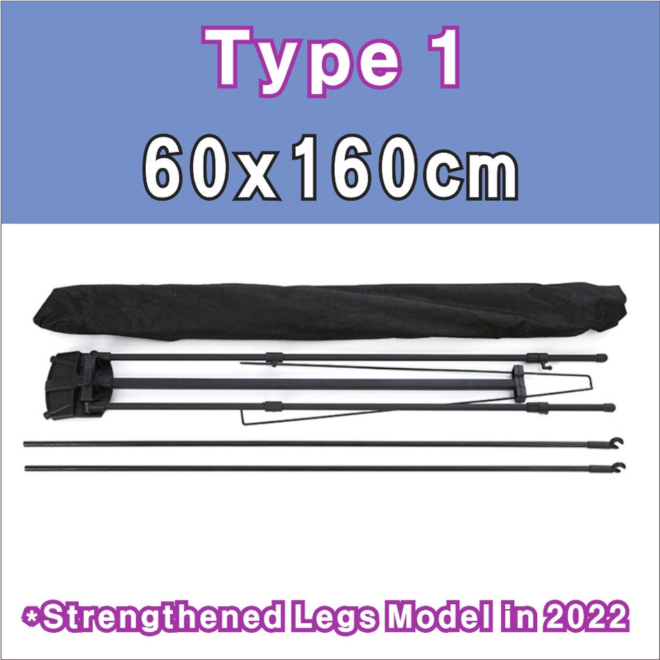 Korean X Banner Stand / Tarpaulin Stand Tarpaulin Standee Tarp Stand Display Stand 60x160 & 80x180cm