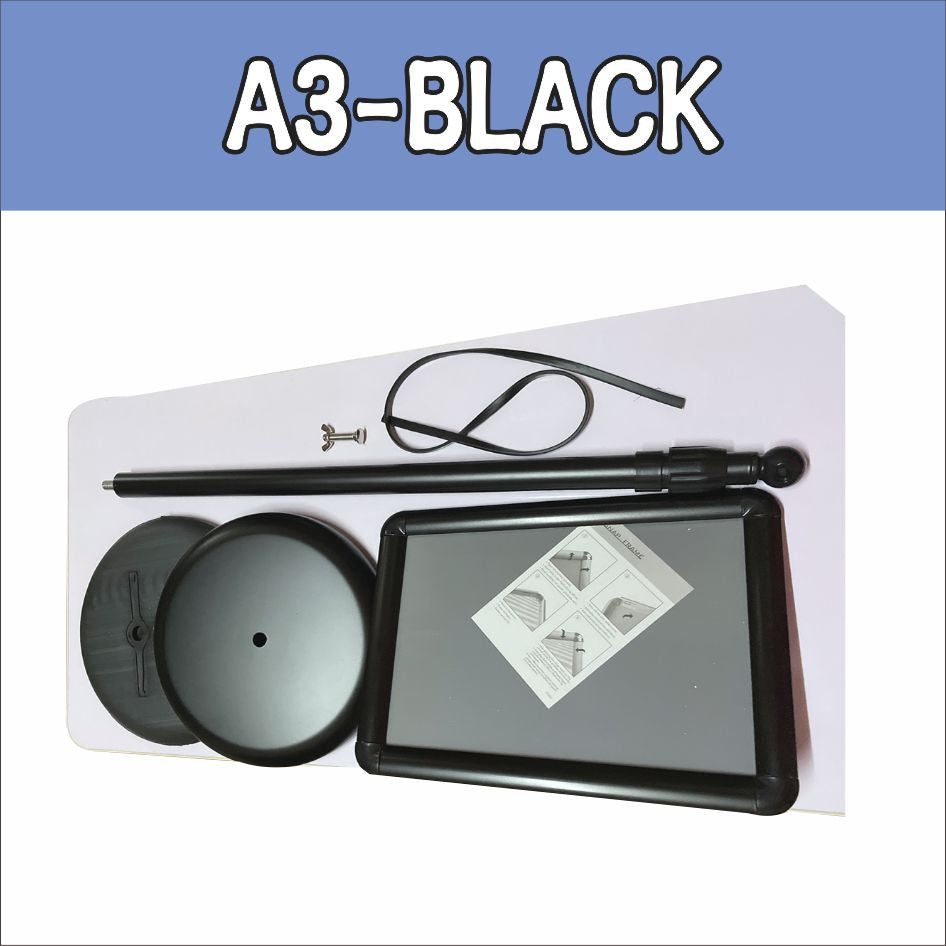 A4 Aluminum Sign Stand / Display Frame Standee Office Store Promo Menu Poster Paper Holder Signage