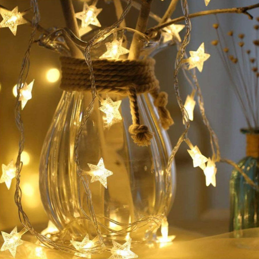 Led Small Star String Lights 2 / Party Wedding Cake Decor LED Light String Lights String Light Bulb