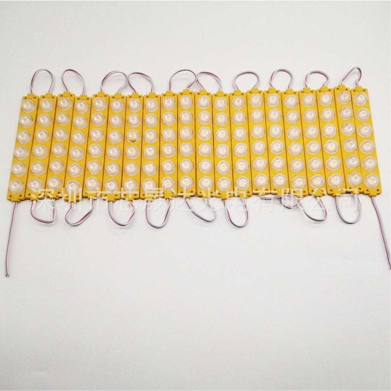 #7) 20pcs 6eyes Highlight LED Module / Knight Car Motorcycle 6 LED Round Light Module 12V Waterproof