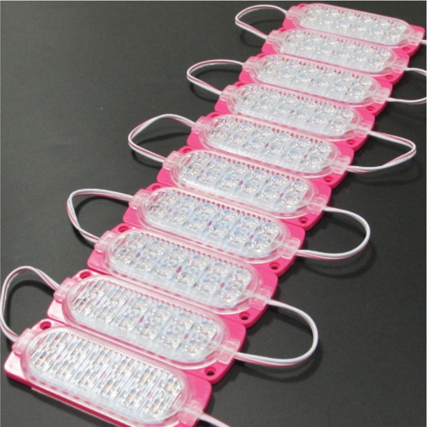 #8) 10pcs 12eyes Highlight LED Module / DC 12V 7.2W New Ultrasonic Led Lights Waterproof Car Motor