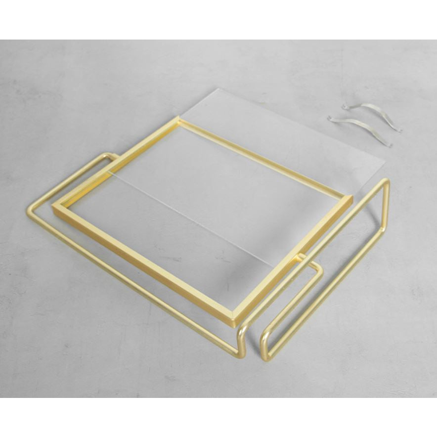 Rotatable Metal Photo Frame / Menu Counter Table Stand Wedding Poster Picture Promo Display Kpop