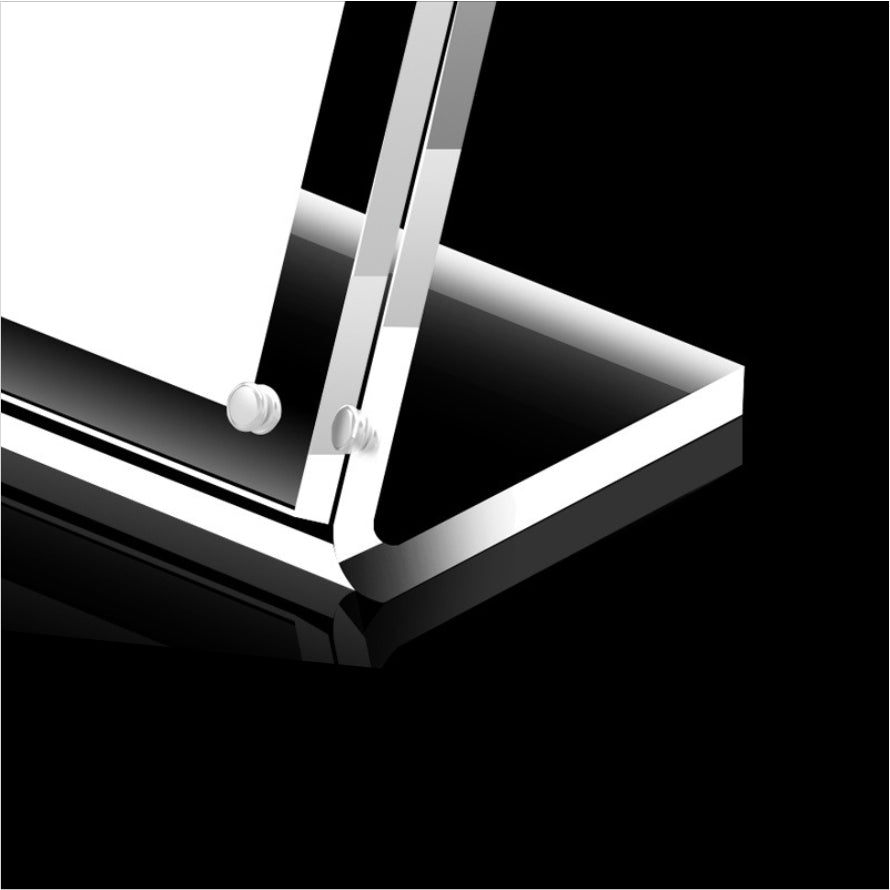 Strong Magnetic L-shaped Acrylic Sign Holder / Clear Plastic Table Top Name Card Price Display Stand