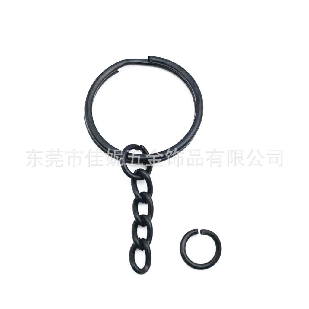10PCS Key Chain Split Ring A / Metal Blank DIY Keychain Key Ring Key Holder Silver Gold Rose Jewelry