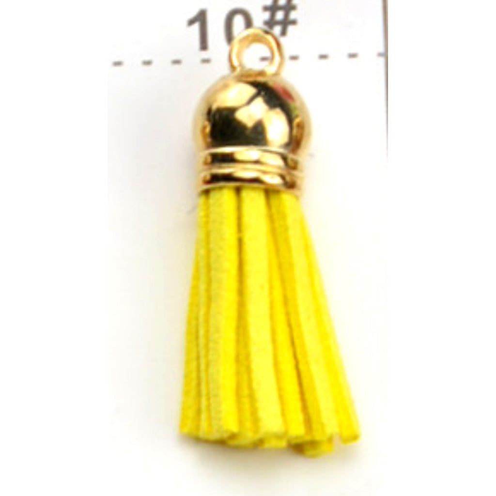 10PCS Leather Tassel Accessories for Key Chain / Jewelry Pendants Charm Key Ring Earrings Necklace