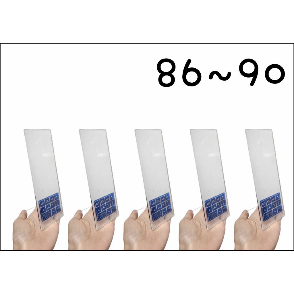 (5Pcs) Customized Table Number Acrylic Stand / Restaurant Cafe Bar Food Decor Waiting Number Standee