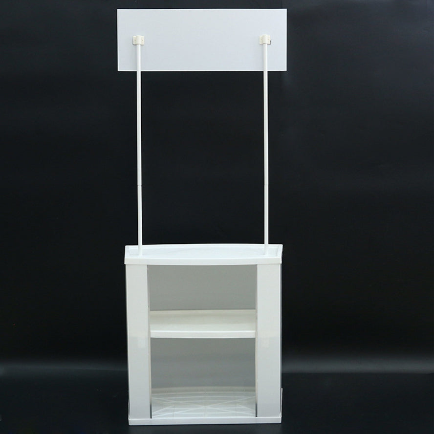 PVC Promotional Booth / Portable Folding Table Detachable Assemble Collapsible Booth Event Printing