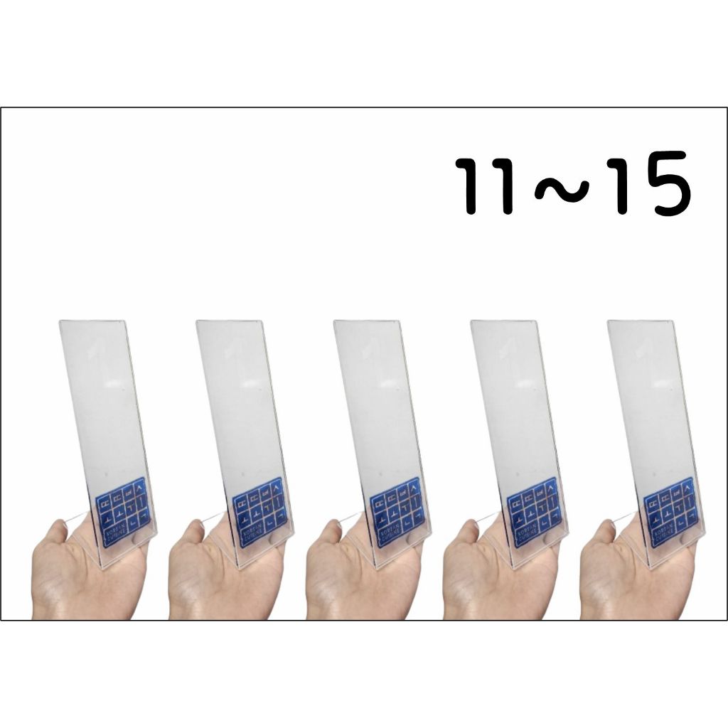 (5Pcs) Customized Table Number Acrylic Stand / Restaurant Cafe Bar Food Decor Waiting Number Standee
