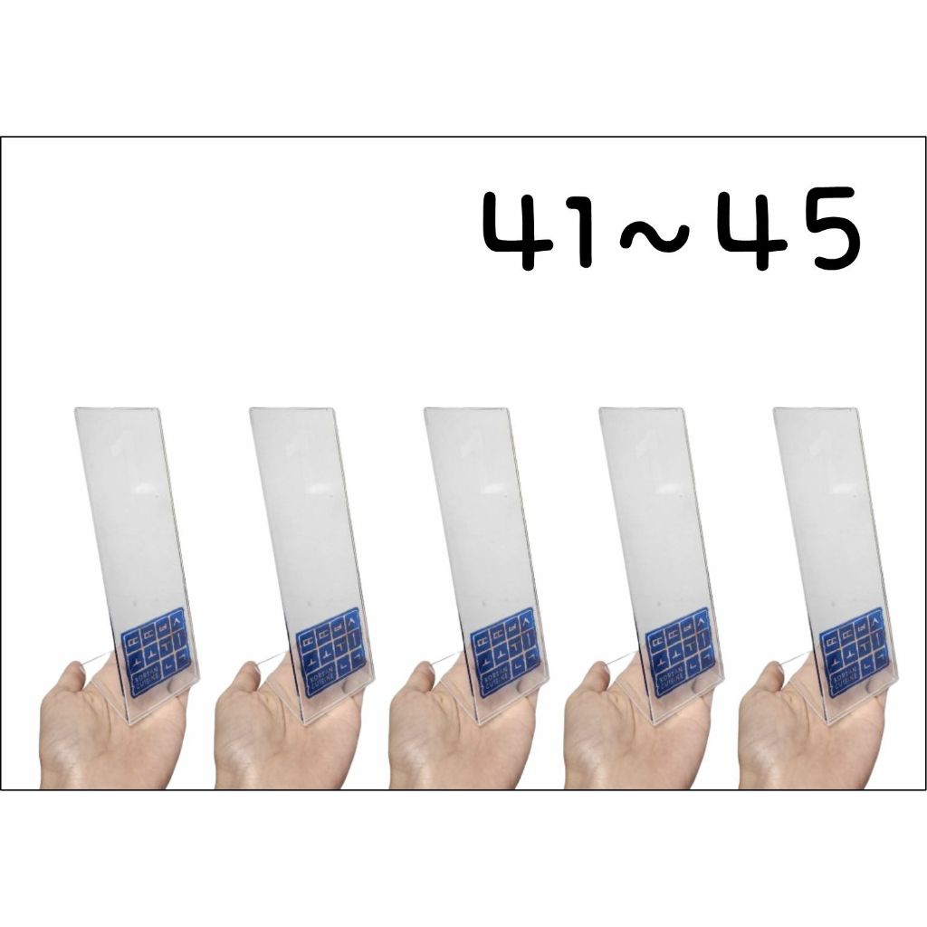 (5Pcs) Customized Table Number Acrylic Stand / Restaurant Cafe Bar Food Decor Waiting Number Standee