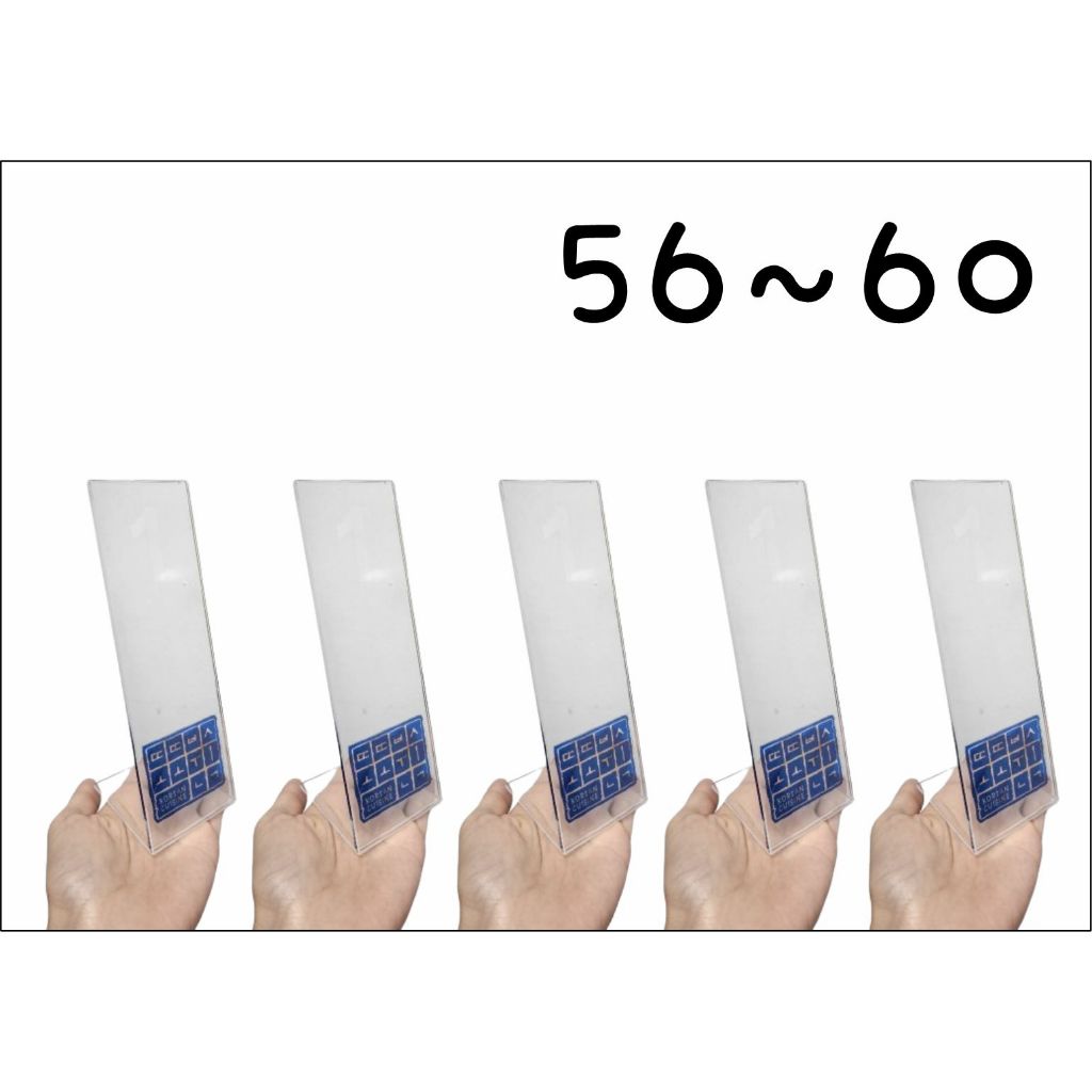 (5Pcs) Customized Table Number Acrylic Stand / Restaurant Cafe Bar Food Decor Waiting Number Standee