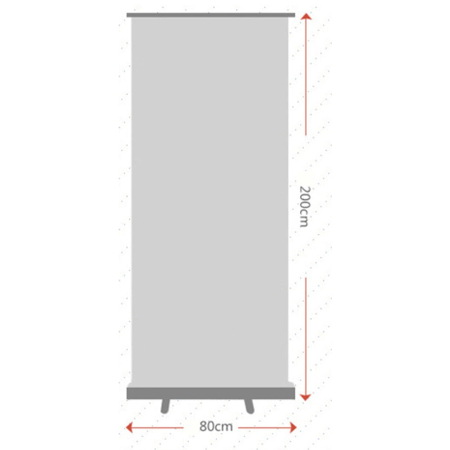 High Quality Aluminum Alloy Roll-up Banner Stand / with Tarpaulin Print Pull Up Display Standee Tarp