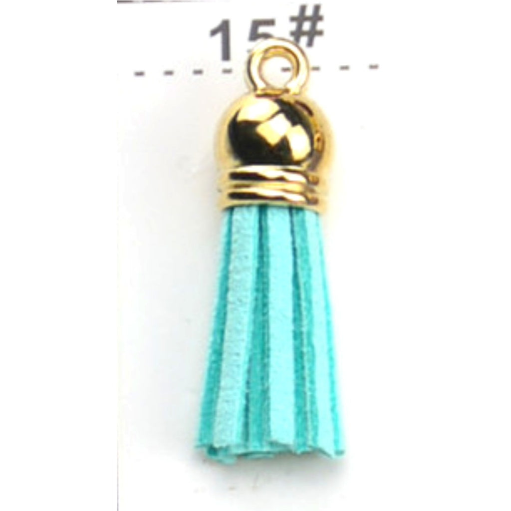 10PCS Leather Tassel Accessories for Key Chain / Jewelry Pendants Charm Key Ring Earrings Necklace