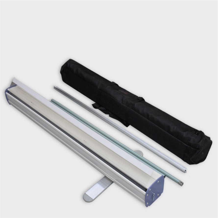 High Quality Aluminum Alloy Roll-up Banner Stand / with Tarpaulin Print Pull Up Display Standee Tarp