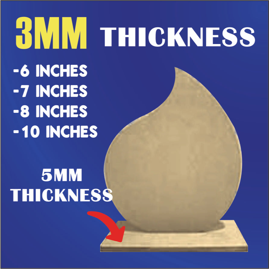 Plaque Blank Acrylic Clear / Transparent Trophy Awards Sports School Office Company Event Basketball