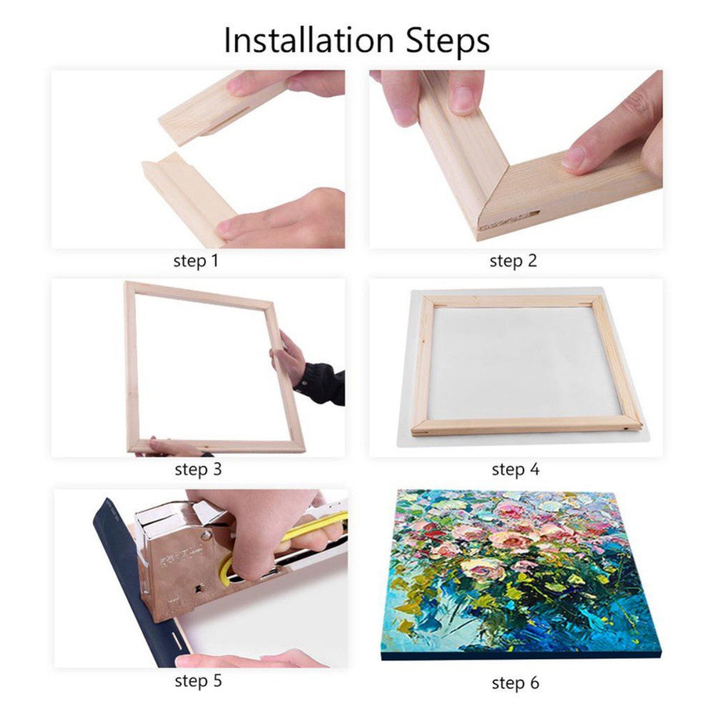 Wood Stick For Canvas / DIY ASSEMBLE STRETCH WOOD FRAME STICK DIY Paint Wall Art Canvass painting