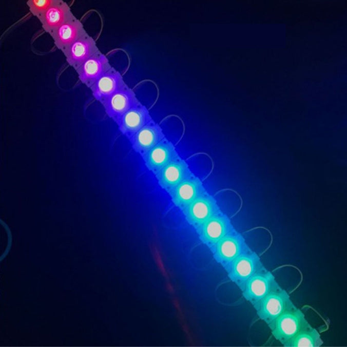 RGB 4) 20pcs Single Lamp RGB Led Module Waterproof 3led / Strip DC 12V Car Signage Motorcycle Decor