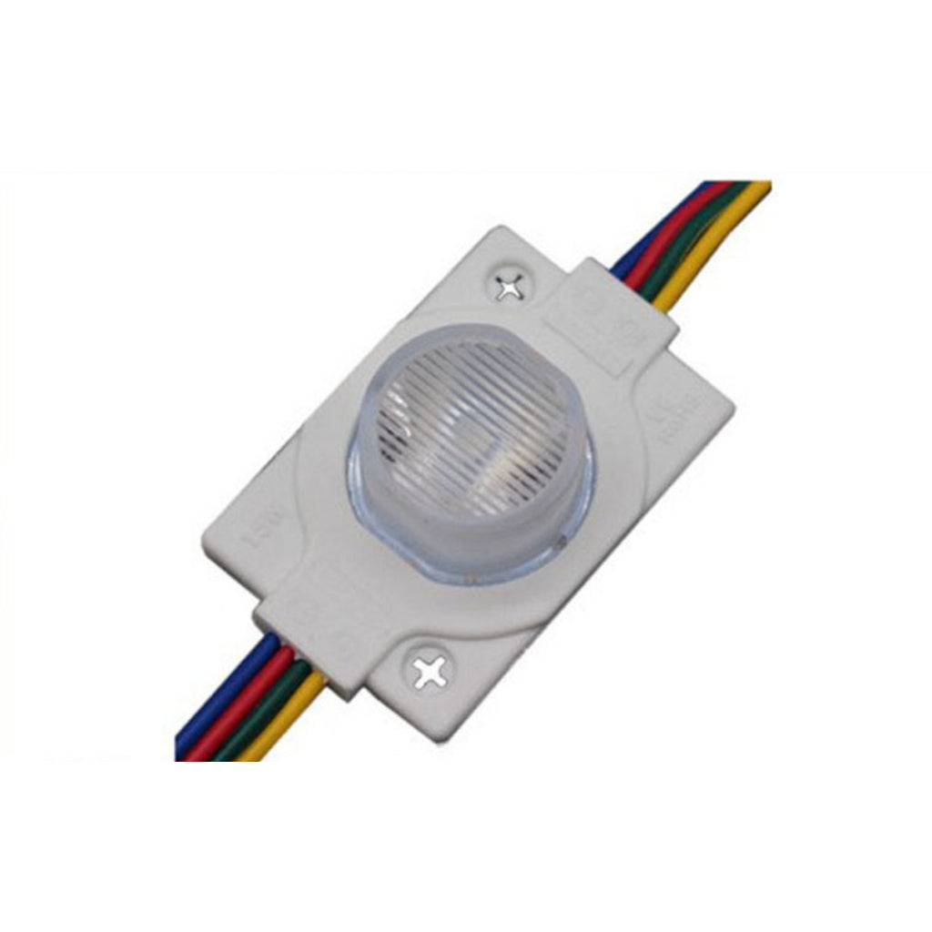 RGB 4) 20pcs Single Lamp RGB Led Module Waterproof 3led / Strip DC 12V Car Signage Motorcycle Decor