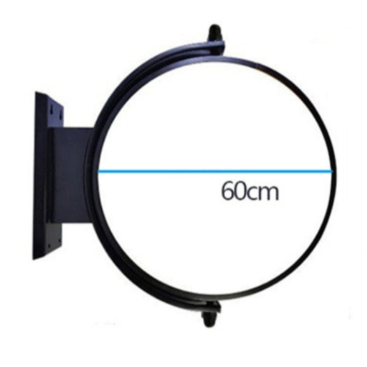 360 Rotating Round LED Signage / Light Box Outdoor Acrylic Double Sign Restaurant Shop Store Logo AD