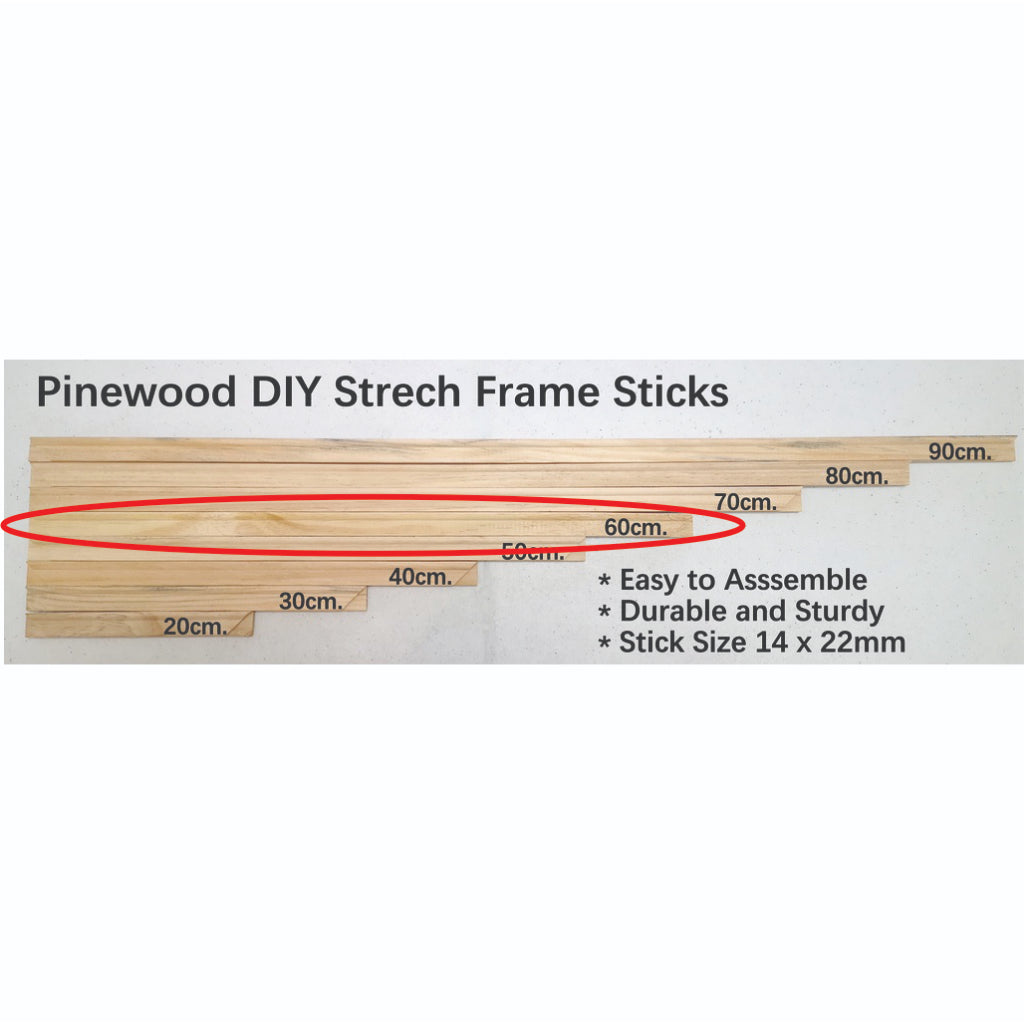 Wood Stick For Canvas / DIY ASSEMBLE STRETCH WOOD FRAME STICK DIY Paint Wall Art Canvass painting