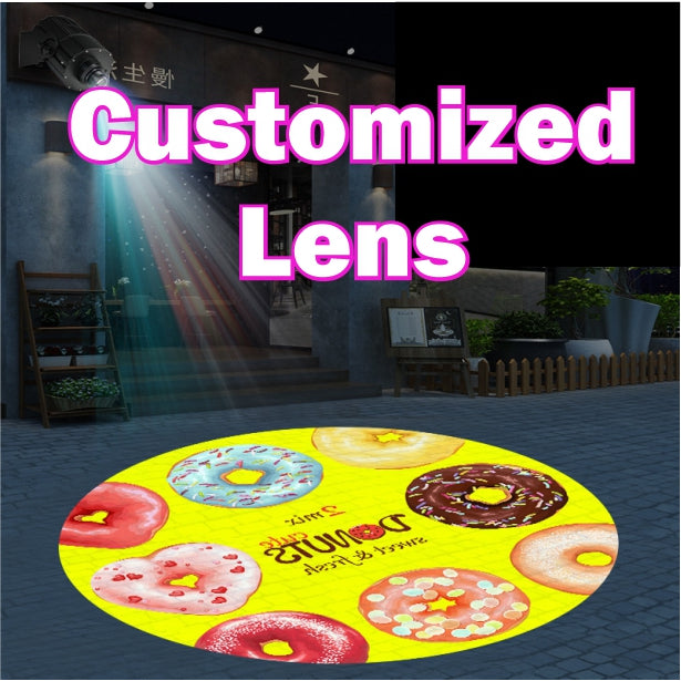 Gobo Logo Beam Projector Rotatable / 25w 60w Lens / Floor Wall Ceiling Project LED Lamps Lights Ad