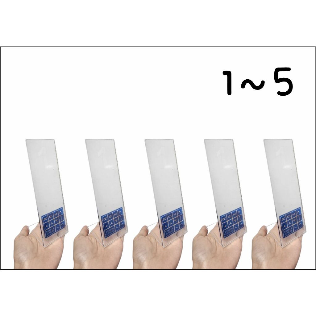 (5Pcs) Customized Table Number Acrylic Stand / Restaurant Cafe Bar Food Decor Waiting Number Standee