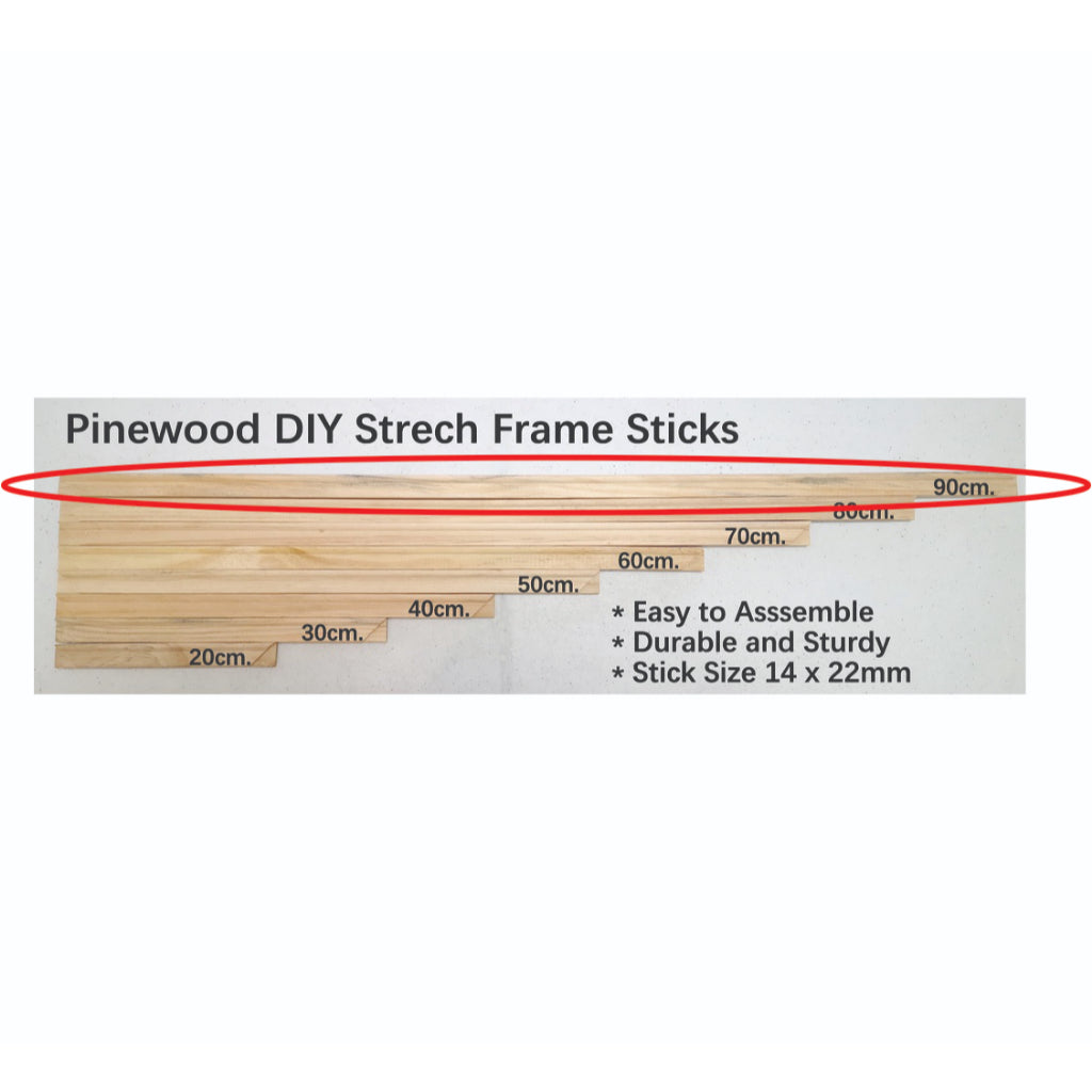 Wood Stick For Canvas / DIY ASSEMBLE STRETCH WOOD FRAME STICK DIY Paint Wall Art Canvass painting