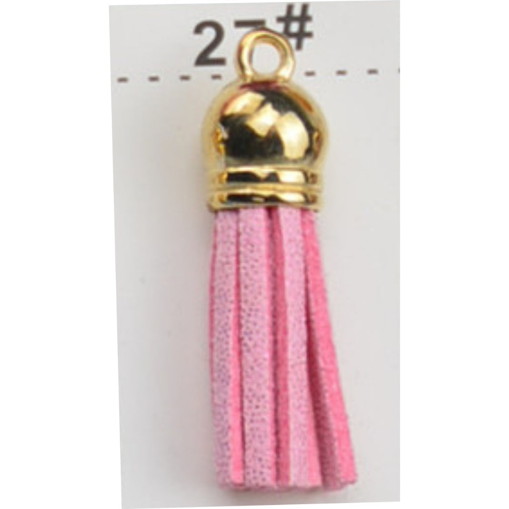 10PCS Leather Tassel Accessories for Key Chain / Jewelry Pendants Charm Key Ring Earrings Necklace