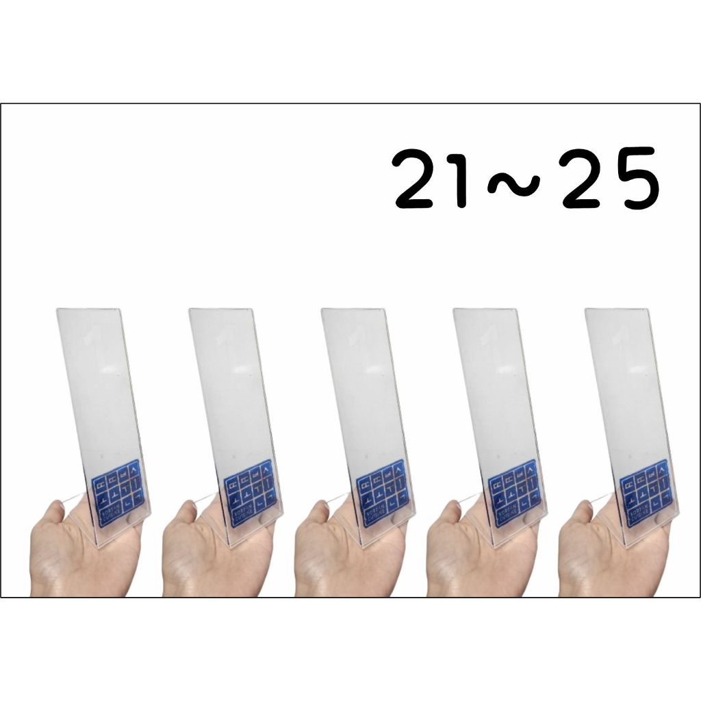 (5Pcs) Customized Table Number Acrylic Stand / Restaurant Cafe Bar Food Decor Waiting Number Standee