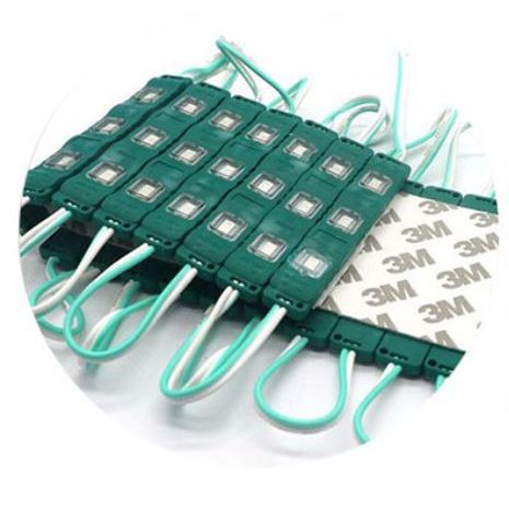 #1) 20pcs 7612 LED Module 1.2W / DC 12V Knight Motorcycle Part Car 3Led Decorative Lights Waterproof
