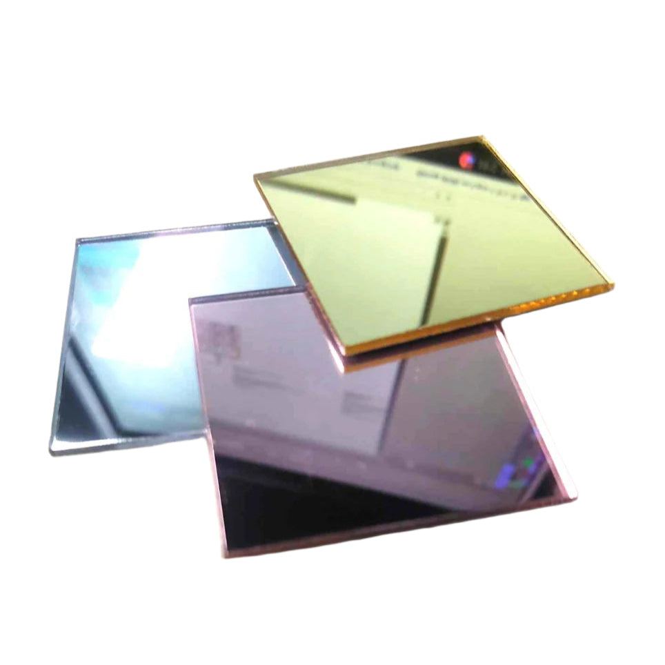 Mirror "Gold" Acrylic Sheet Pre Cut & Customized Size1/ Sheets Plastic Glass Plexiglass Colorful