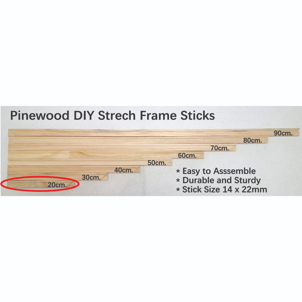 Wood Stick For Canvas / DIY ASSEMBLE STRETCH WOOD FRAME STICK DIY Paint Wall Art Canvass painting
