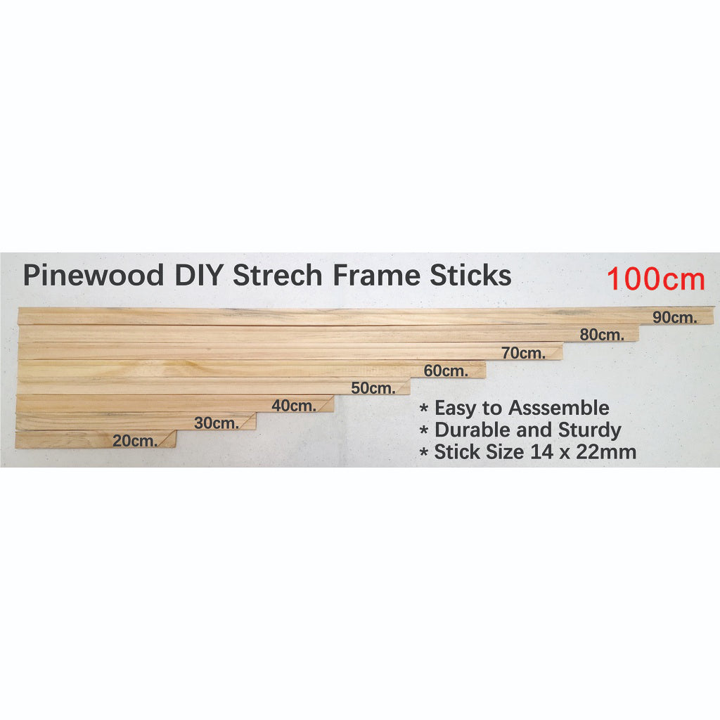 Wood Stick For Canvas / DIY ASSEMBLE STRETCH WOOD FRAME STICK DIY Paint Wall Art Canvass painting
