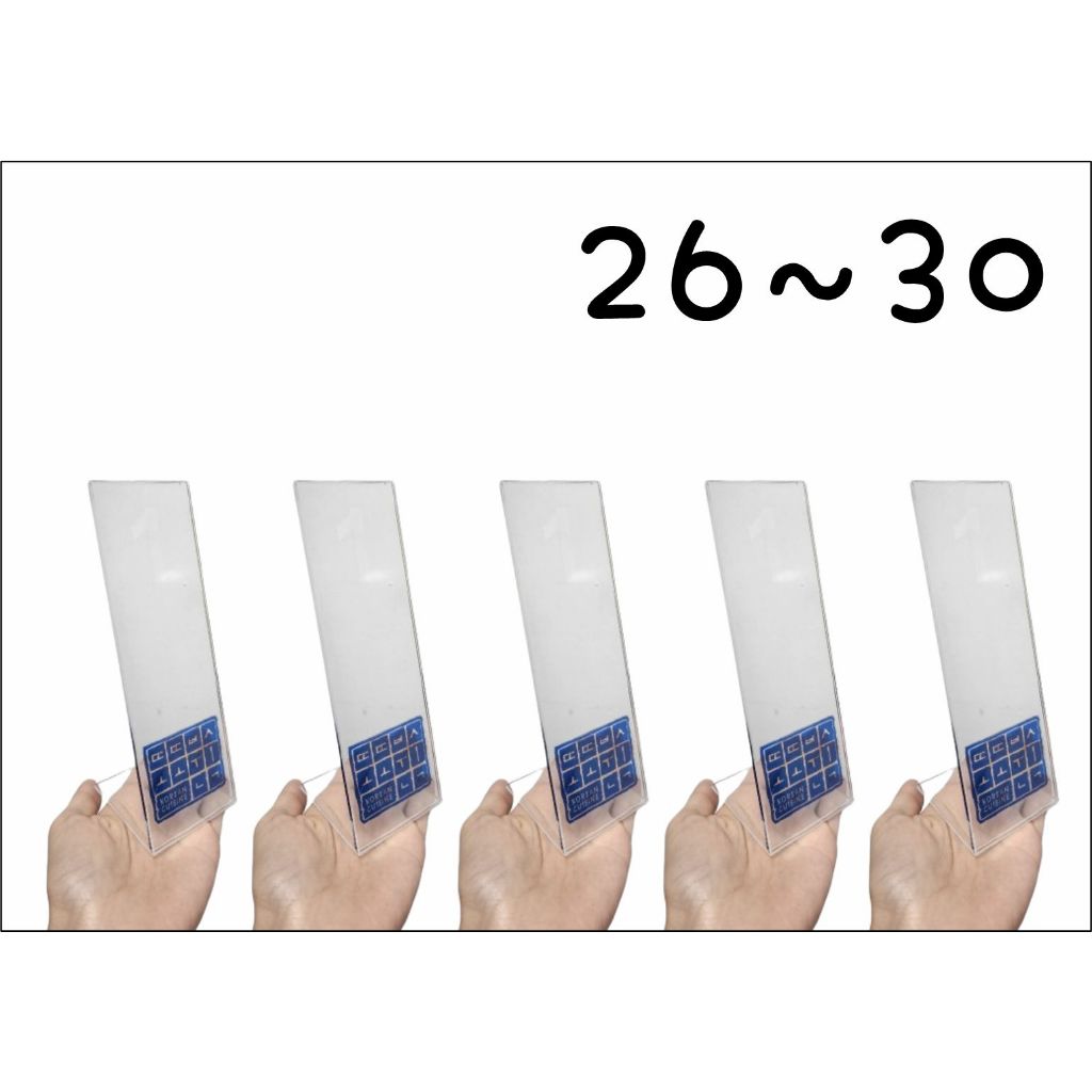 (5Pcs) Customized Table Number Acrylic Stand / Restaurant Cafe Bar Food Decor Waiting Number Standee
