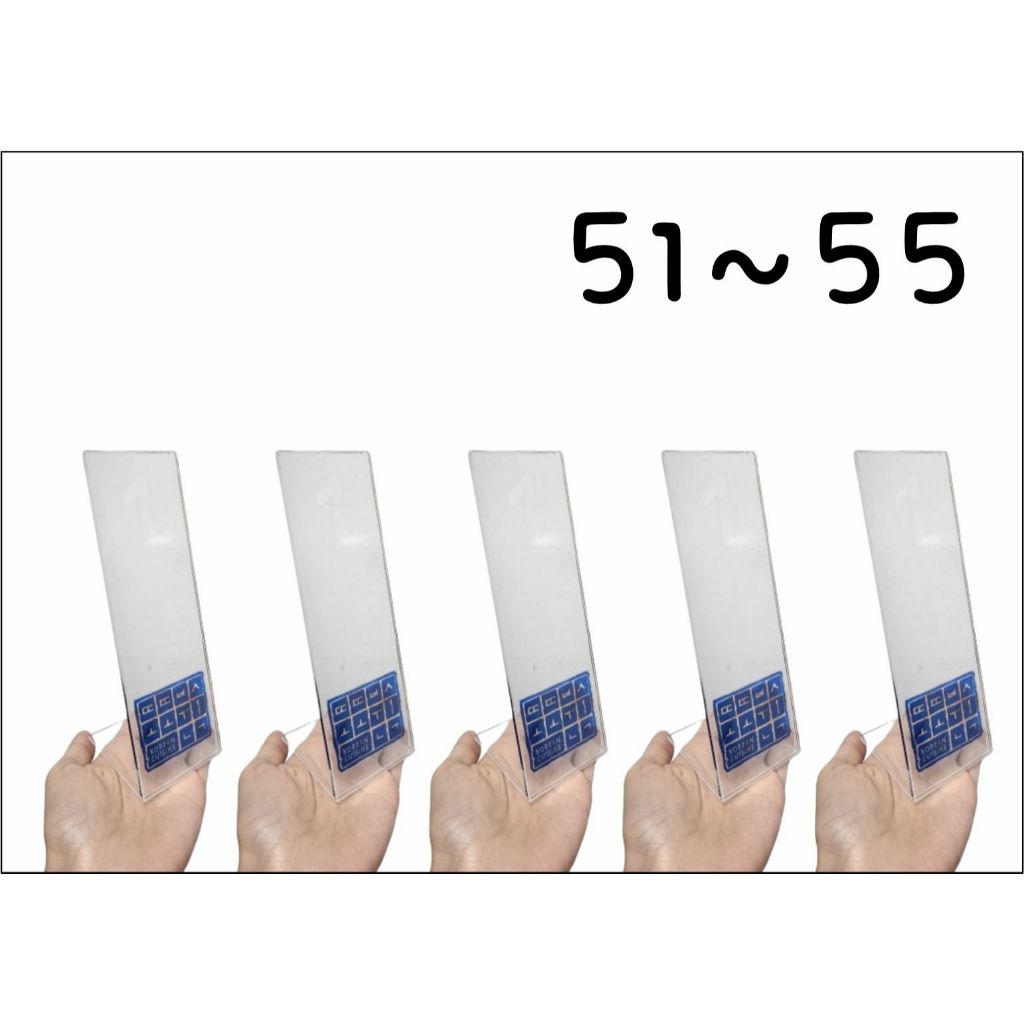 (5Pcs) Customized Table Number Acrylic Stand / Restaurant Cafe Bar Food Decor Waiting Number Standee