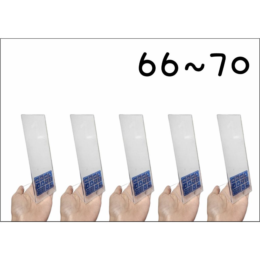 (5Pcs) Customized Table Number Acrylic Stand / Restaurant Cafe Bar Food Decor Waiting Number Standee