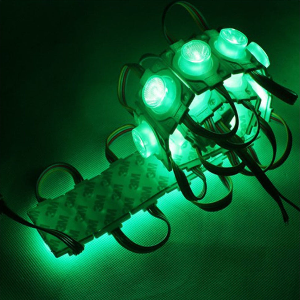 RGB 4) 20pcs Single Lamp RGB Led Module Waterproof 3led / Strip DC 12V Car Signage Motorcycle Decor
