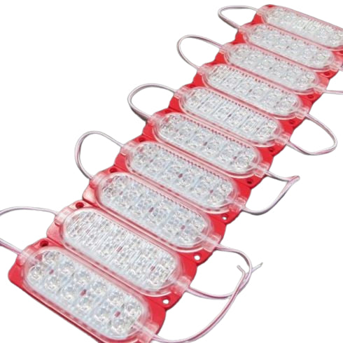 #8) 10pcs 12eyes Highlight LED Module / DC 12V 7.2W New Ultrasonic Led Lights Waterproof Car Motor