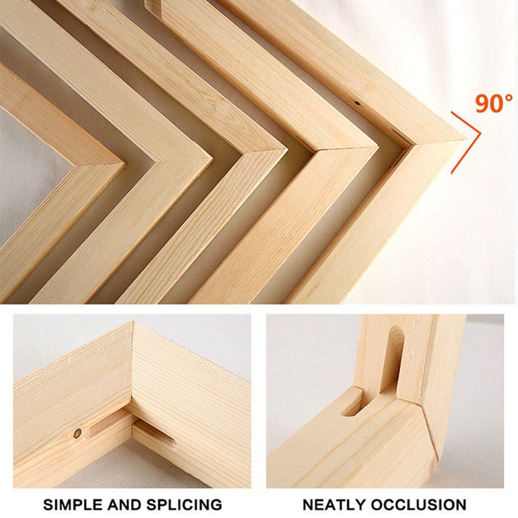 Wood Stick For Canvas / DIY ASSEMBLE STRETCH WOOD FRAME STICK DIY Paint Wall Art Canvass painting