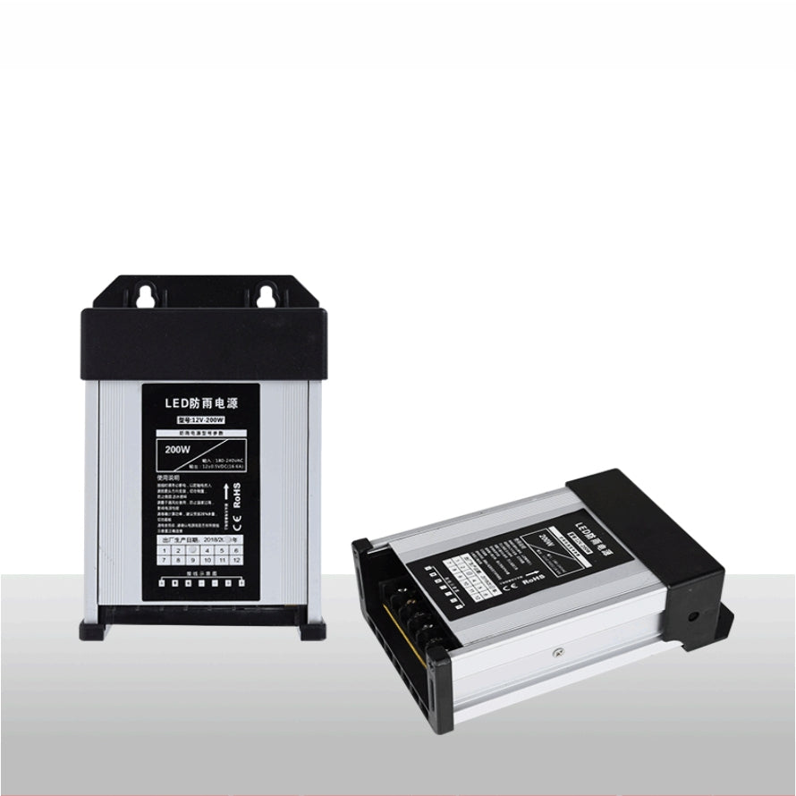 Rainproof LED Transformer Power Supply / DC 12V to AC 220V 60W ~ 400W Power Adapter LED Signage CCTV