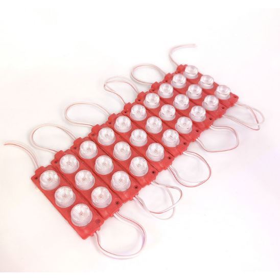 #4) 20pcs 2835 Highlight LED Module 1.2W / DC 12V Knight Motorcycle/Car New 3 LED Round Module Light