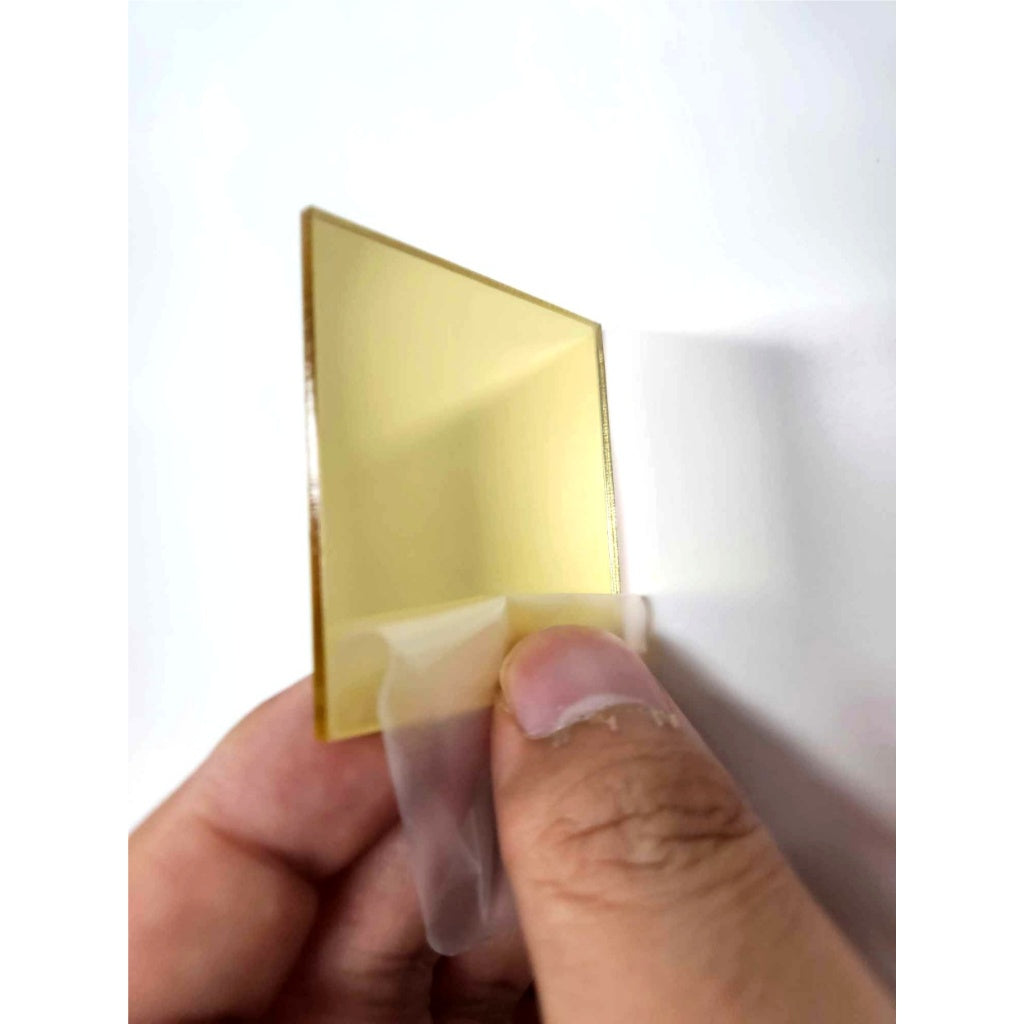 Mirror "Gold" Acrylic Sheet Pre Cut & Customized Size1/ Sheets Plastic Glass Plexiglass Colorful